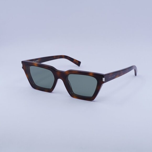 🕶️ New Saint Laurent SL633CALISTA 003 Sunglasses - Havana Frame, Green Lenses - Picture 1 of 10